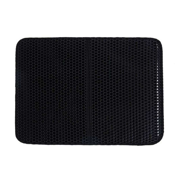 Covoraș pentru așternut pentru pisici 30 x 30 cm negru