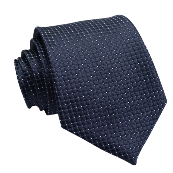 Cravatta da uomo 146 x 8 cm Cravatta elegante per uso formale e quotidiano Accessorio stiloso per camicia e completo Cravatta da business Moda nero