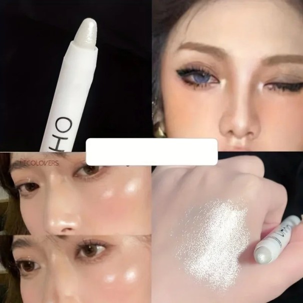 Crayon illuminateur waterproof pour les yeux Ombres à paupières scintillantes Illuminateur nacré pour les yeux 2