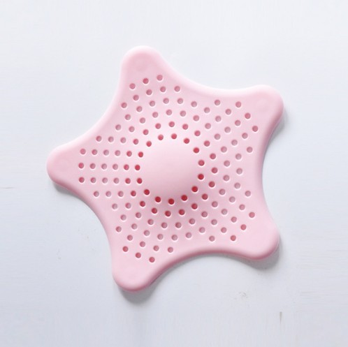 Creatieve stervormige gootsteenzeef J3503 roze