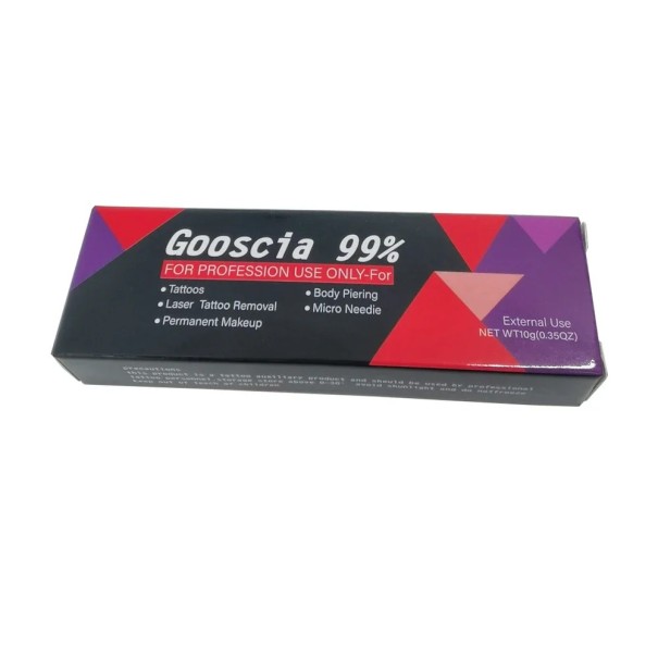 Crema anestésica de 10 g antes de tatuarse, maquillaje permanente, perforaciones, microagujas y eliminación de tatuajes. 1