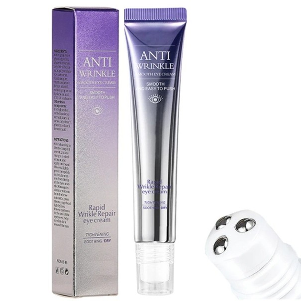 Crema antiarrugas para el contorno de ojos en roll-on 20 g Cuidado hidratante con ácido hialurónico Crema reafirmante antiedad Cuidado de ojos 1