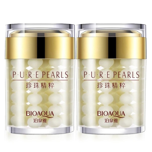 Cremă hidratantă fermă pentru piele Cremă de față cu extract de perle 2x 60 g 1