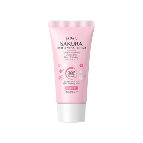 Creme depilatório 50 g com extratos vegetais creme hidratante para o corpo e zonas íntimas para homens e mulheres 1