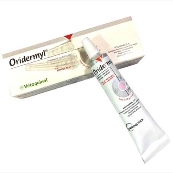 Crème voor honden en katten om de oorschelp te reinigen Behandeling van oorontstekingen Crème voor jeukende oren bij katten en honden 10 g