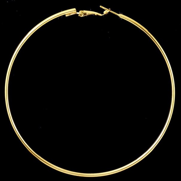 Creolen für Damen G1035 golden 8 cm