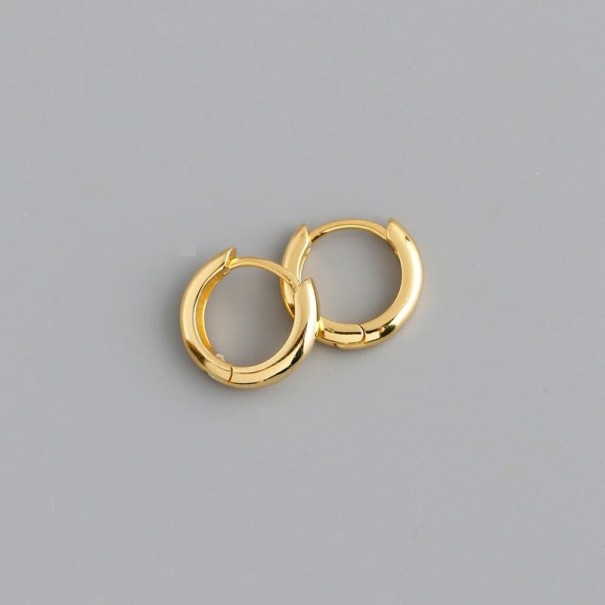 Creolen für Damen G137 golden 8,5 mm