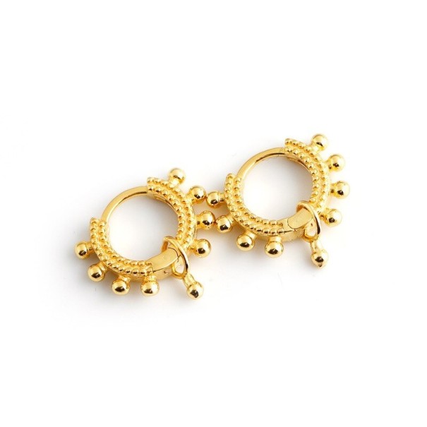 Creolen für Damen G206 golden 2