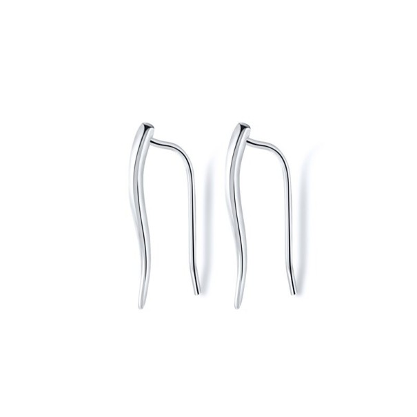 Creolen für Damen H745 silbern 1