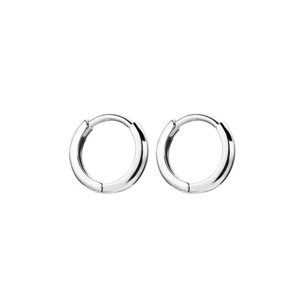 Creolen G2481 zilver 6 mm