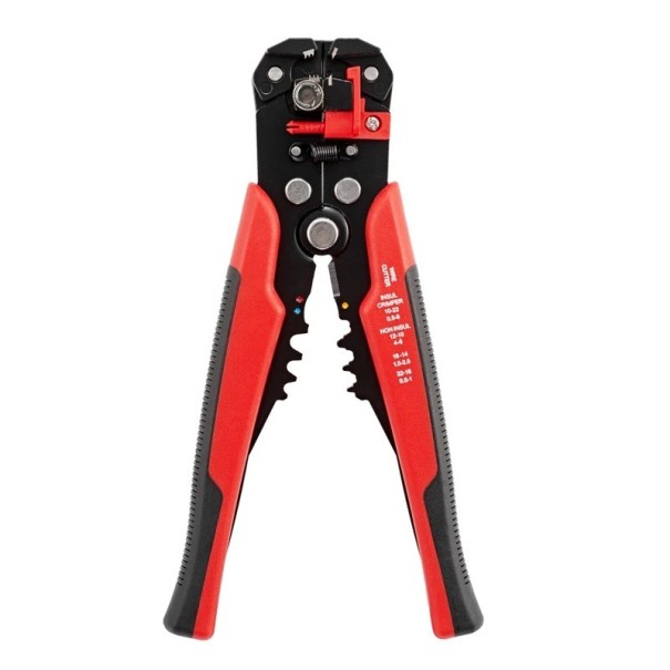 Crimping Pliers 20.5x10.7 cm Automatic Stripping Multifunctional Wire Strippers Cutting Wires Terminal Crimping Hand Tool red