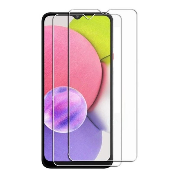 Cristal templado para Samsung Galaxy A03s 2 uds 1
