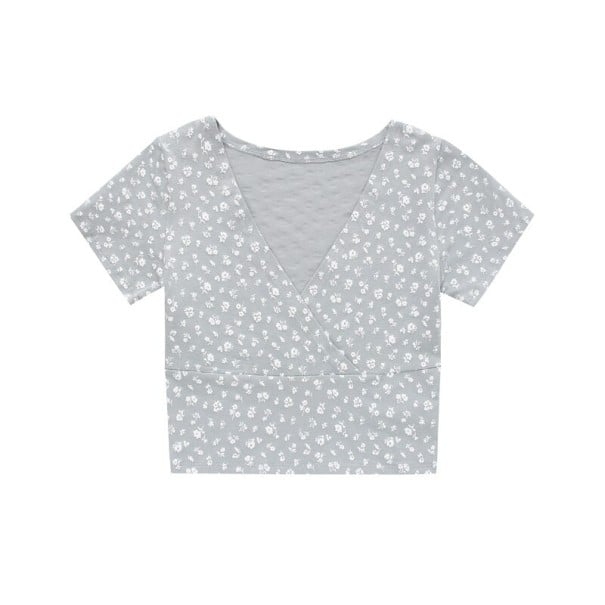 Crop top de mujer con escote alto B364 M 4