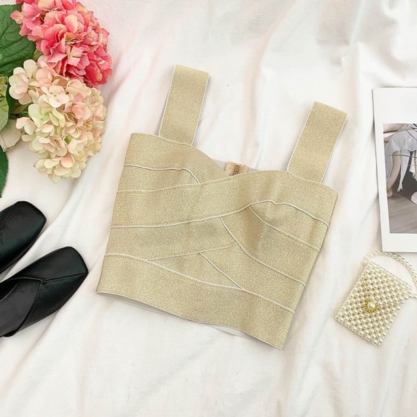 Crop top med dragkedja för kvinnor B340 5