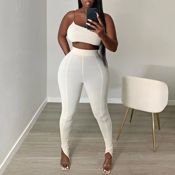 Crop top och byxor för kvinnor B1063