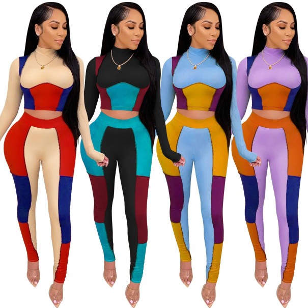 Crop top och byxor för kvinnor B1243