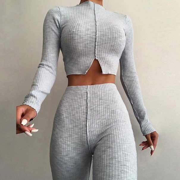 Crop top och byxor för kvinnor B1278