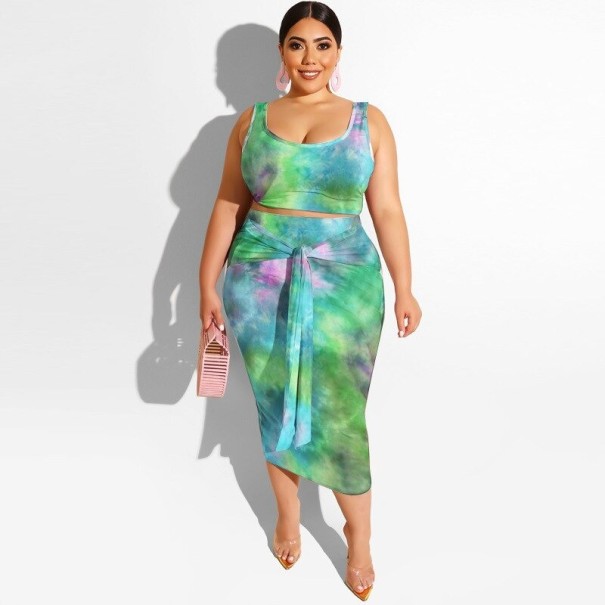 Crop top och kjol för kvinnor B1057 XL 5