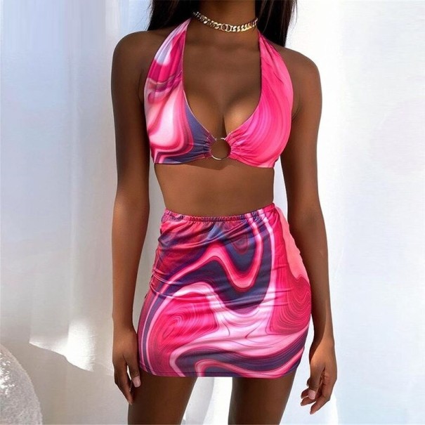 Crop top och kjol för kvinnor B1192 XS 3