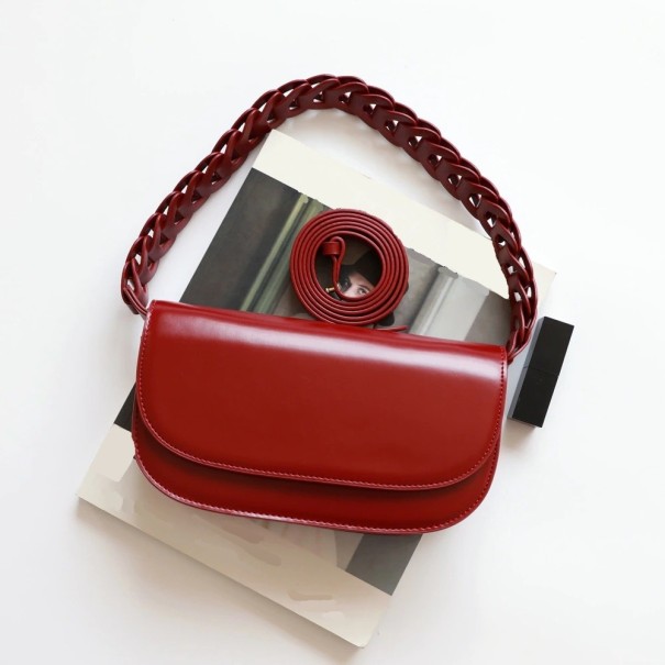 Crossbody-taske til kvinder M1039 vinrød