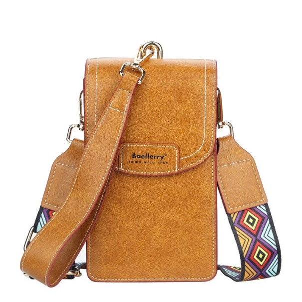 Crossbody-taske til kvinder M1286 brun