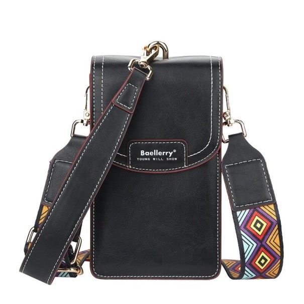 Crossbody-taske til kvinder M1286 sort