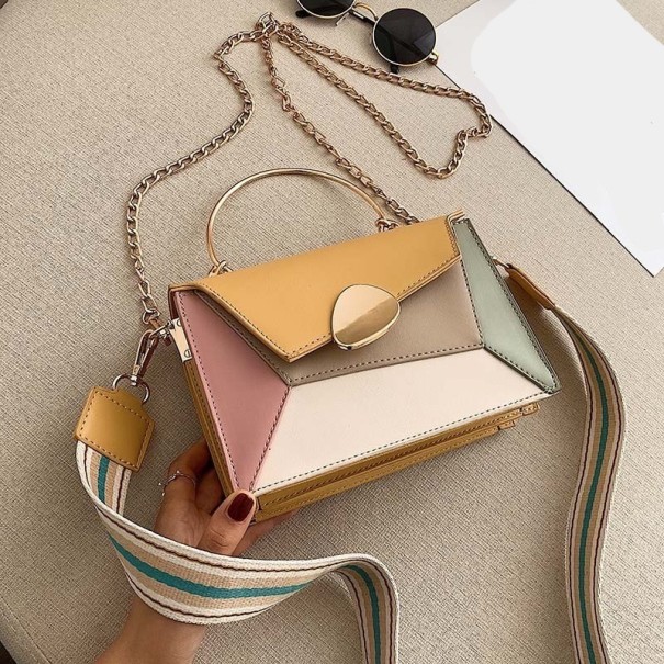 Crossbody-taske til kvinder M1337 mørkegul