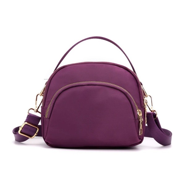 Crossbody-taske til kvinder M1427 mørkelilla