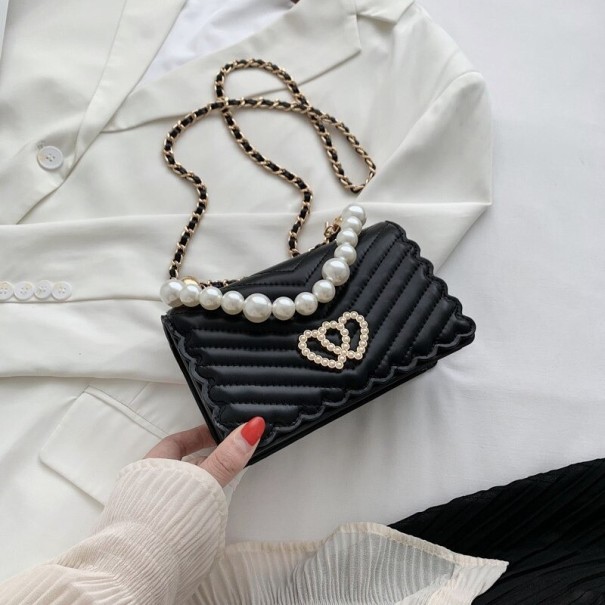 Crossbody-taske til kvinder M1473 sort