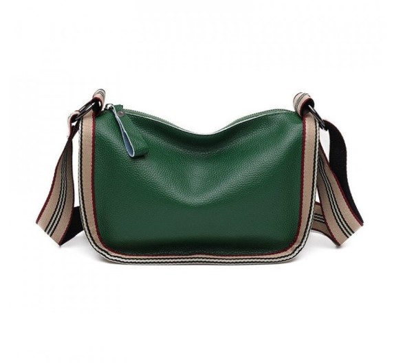 Crossbody-taske til kvinder M1538 mørkegrøn