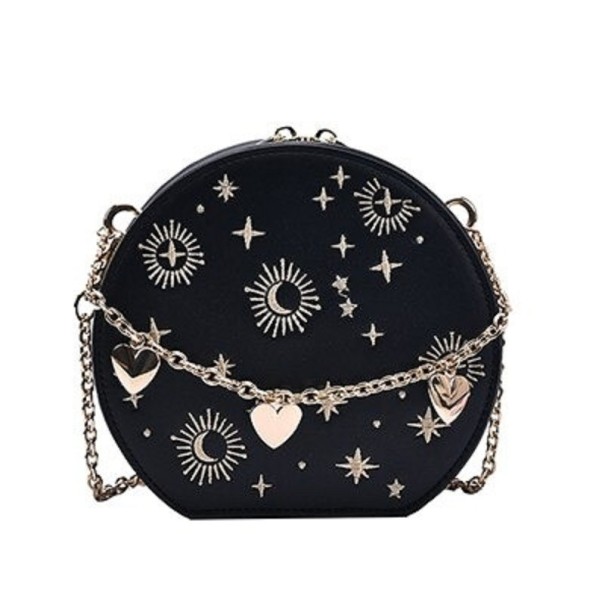 Crossbody-taske til kvinder M1599 sort