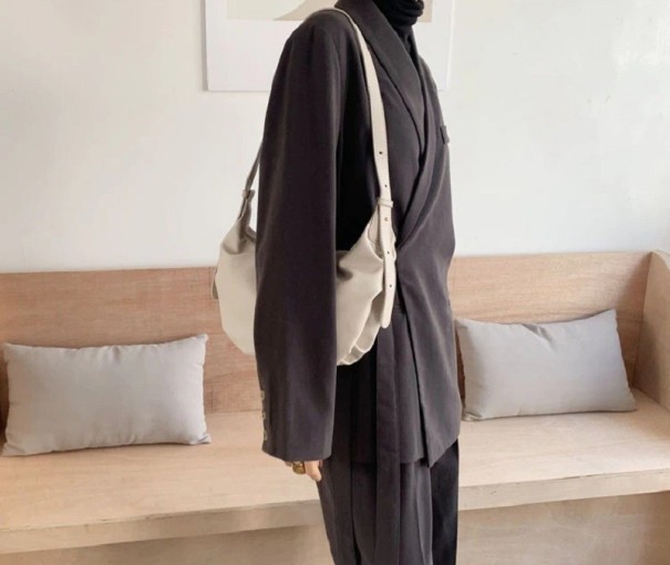 Crossbody-taske til kvinder M1676 hvid