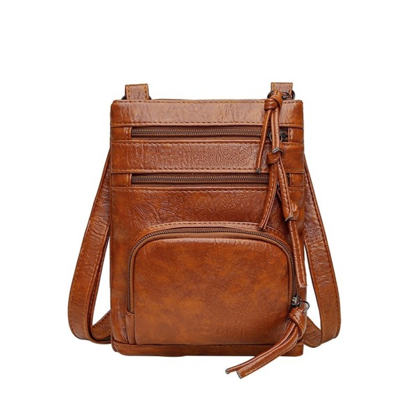 Crossbody-taske til kvinder M1699 brun
