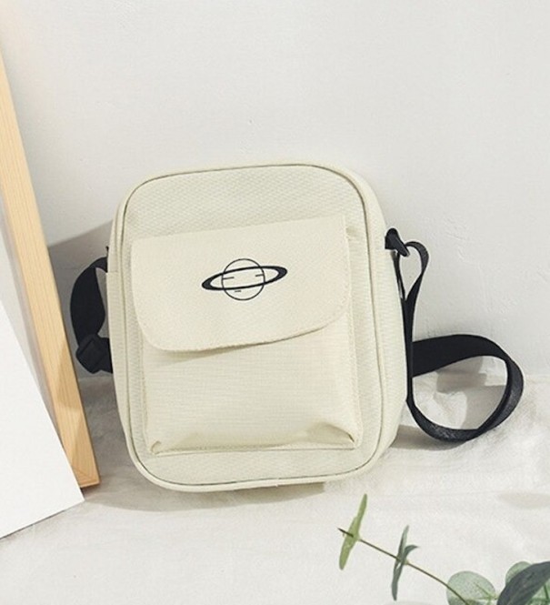 Crossbody-taske til kvinder M841 hvid