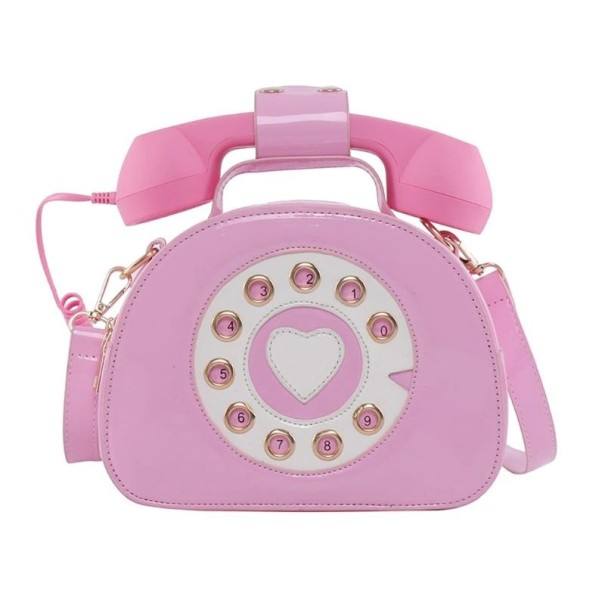 Crossbody telefontaske til kvinder rosa