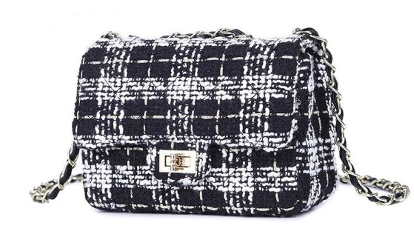 Crossbody-väska för kvinnor M1252 svart S