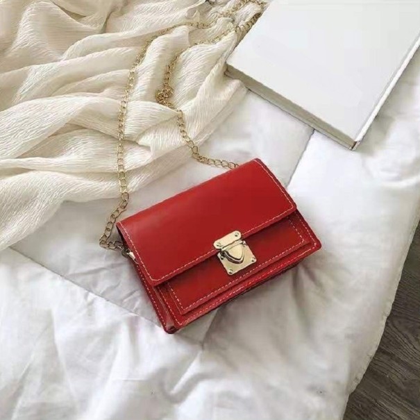 Crossbody-väska för kvinnor M1555 vinröd