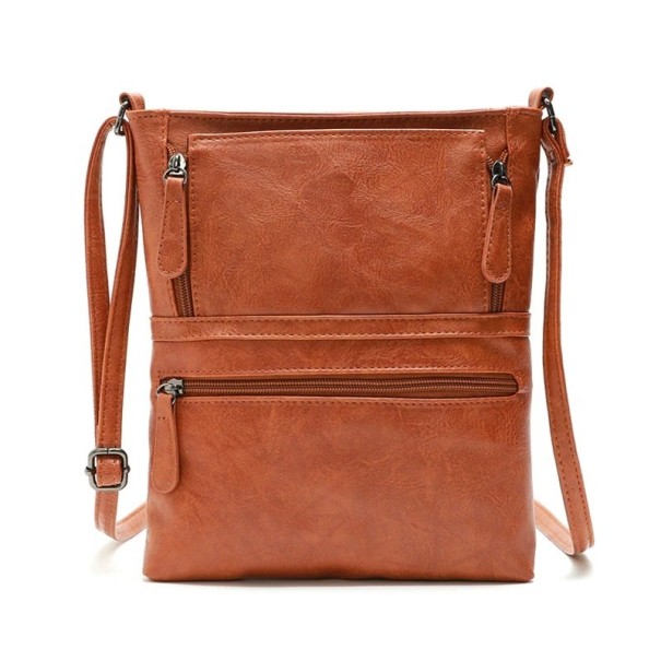 Crossbody-väska för kvinnor M1617 brun