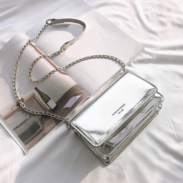 Crossbody-väska för kvinnor M1661 silver