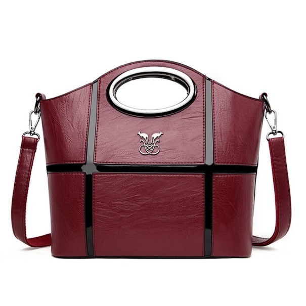 Crossbody-väska för kvinnor M1722 vinröd