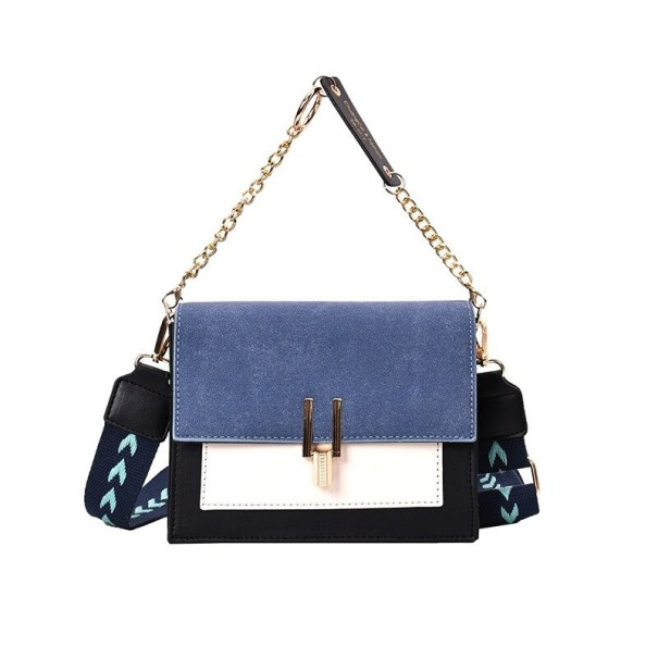 Crossbody-väska för kvinnor M836 blå