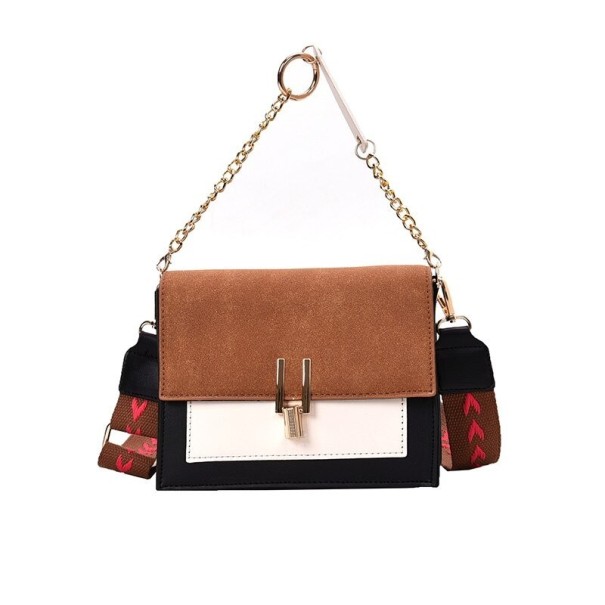 Crossbody-väska för kvinnor M836 brun