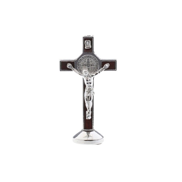 Crucea decorativă cu Iisus argint