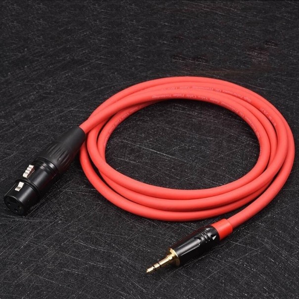 Csatlakozó kábel 3,5 mm -es csatlakozója az XLR 3 tűs K1036 -hoz 50 cm 2