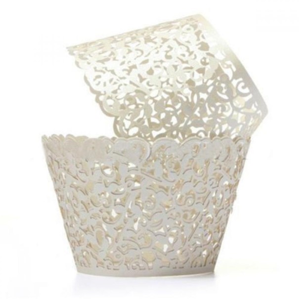 Csipke muffin cupcakes 12 db krém