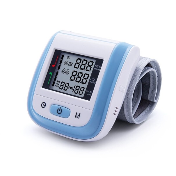 Csuklós vérnyomásmérő kék