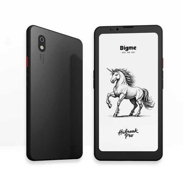 Čtečka knih 6,13 palce s předním podsvícením elektronický inkoust 824 x 1648 px 8 GB RAM a 256 GB ROM Wi-Fi Bluetooth 5.2 NFC na čtení černá