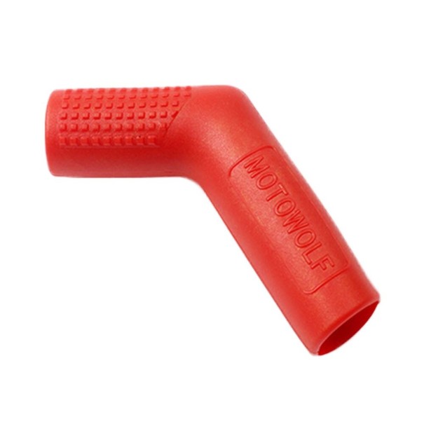 Cubierta de la palanca de cambios de la motocicleta rojo