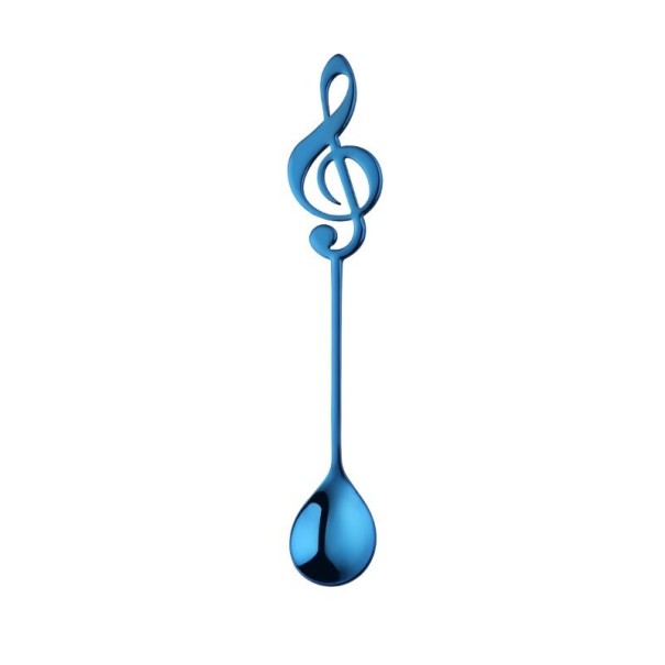 Cucchiaio chiave di violino blu S