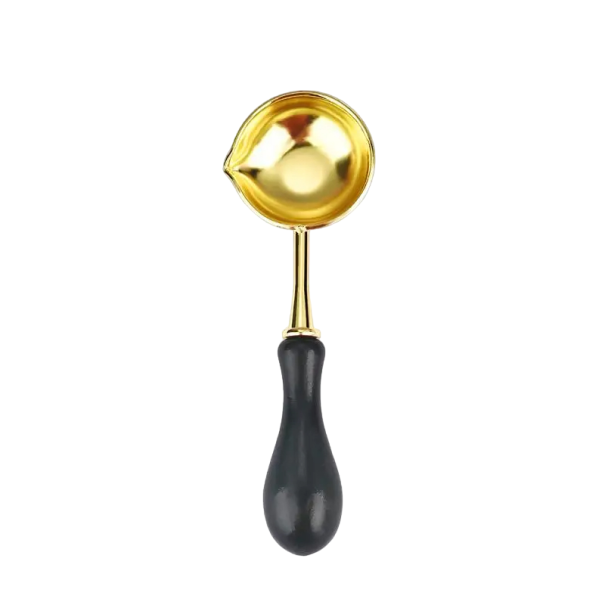 Cucchiaio per sigilli Cucchiaio per cera da sigillo Cucchiaio per sigillare nero